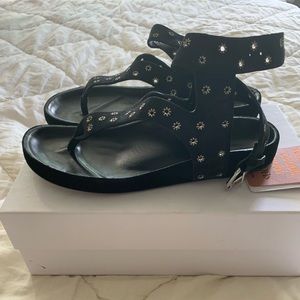 Isabel Marant Elwina black sandals size 38